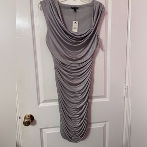 sliver long dress